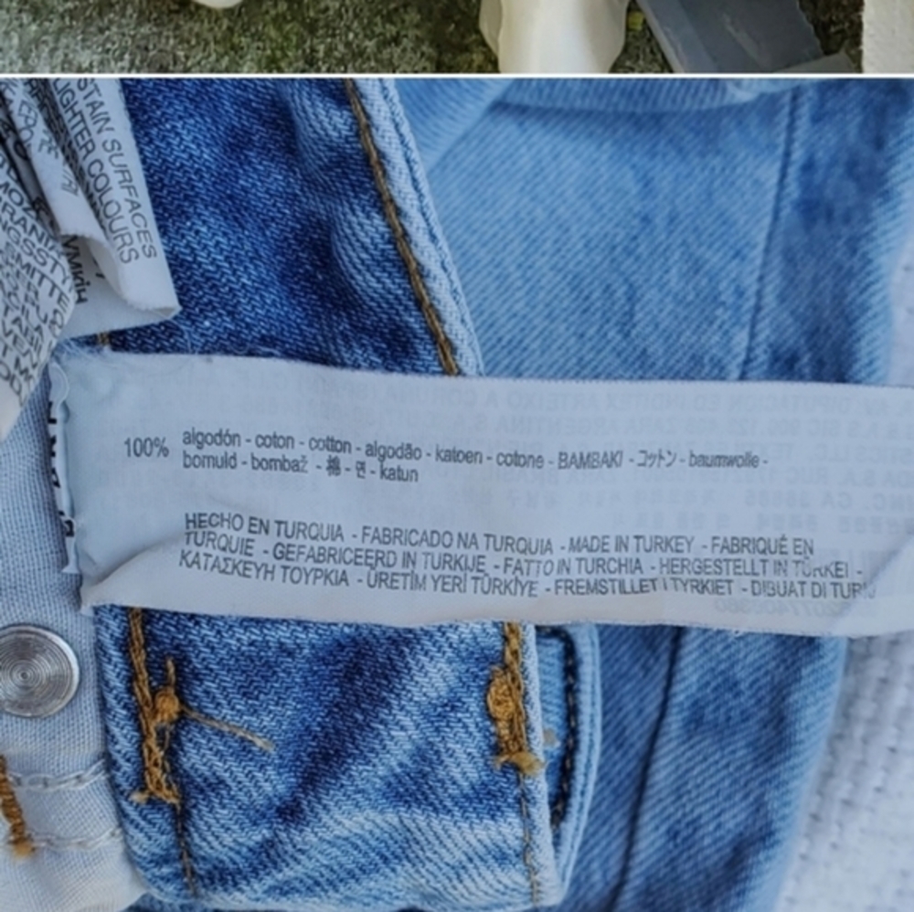 Zara‎ Vintage Fringe Jeans 4 - Picture 5 of 9